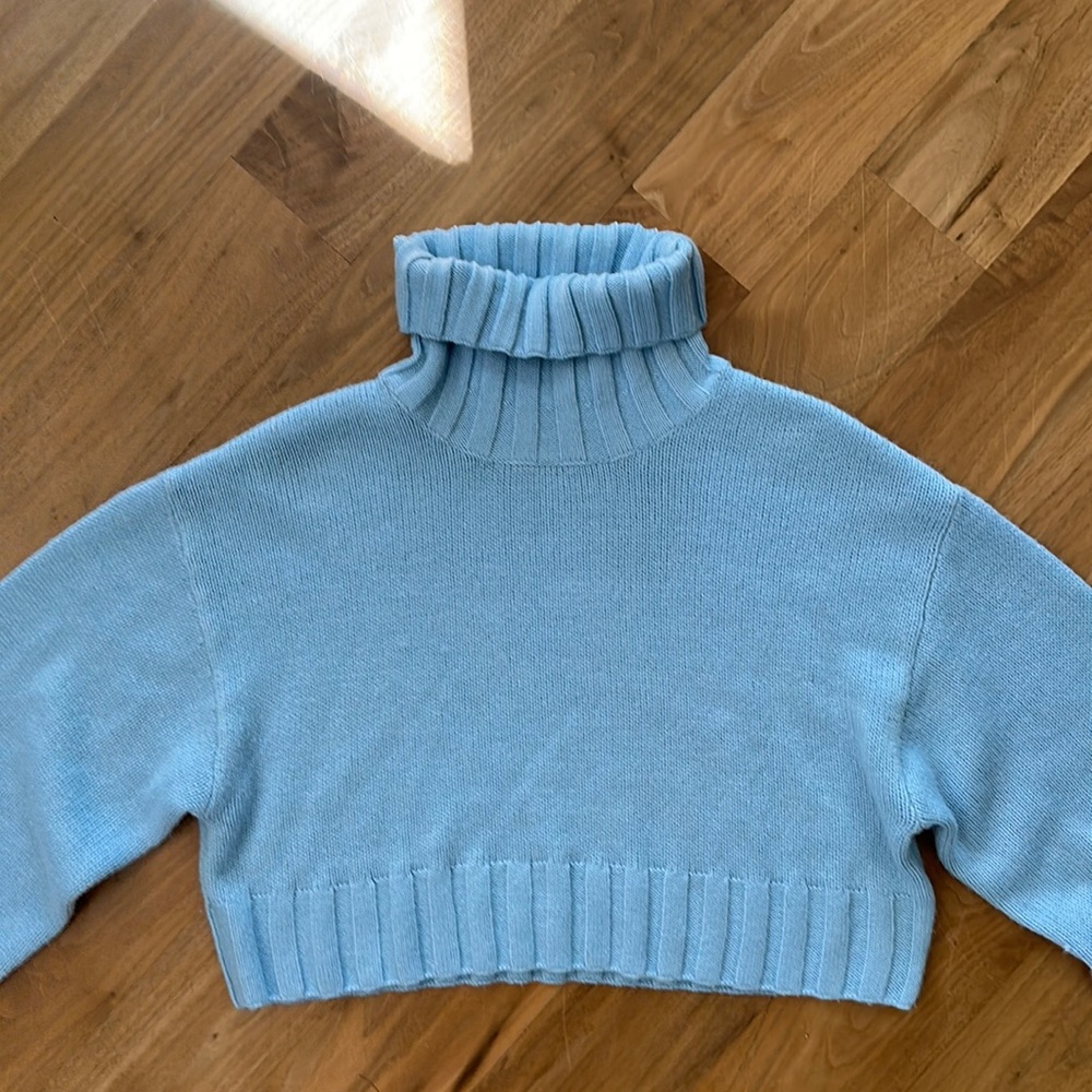Divided H & M Cropped Turtleneck